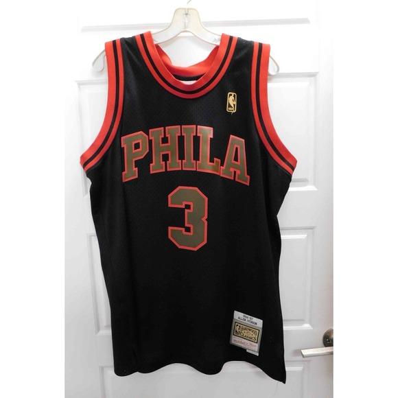 Mitchell &‎ Ness Jersey AI Allen Iverson #3 Black  Swingman - Size: XL - Picture 1 of 5